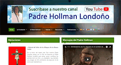 Desktop Screenshot of fundacionpadrehollman.org