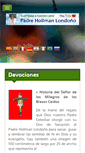 Mobile Screenshot of fundacionpadrehollman.org